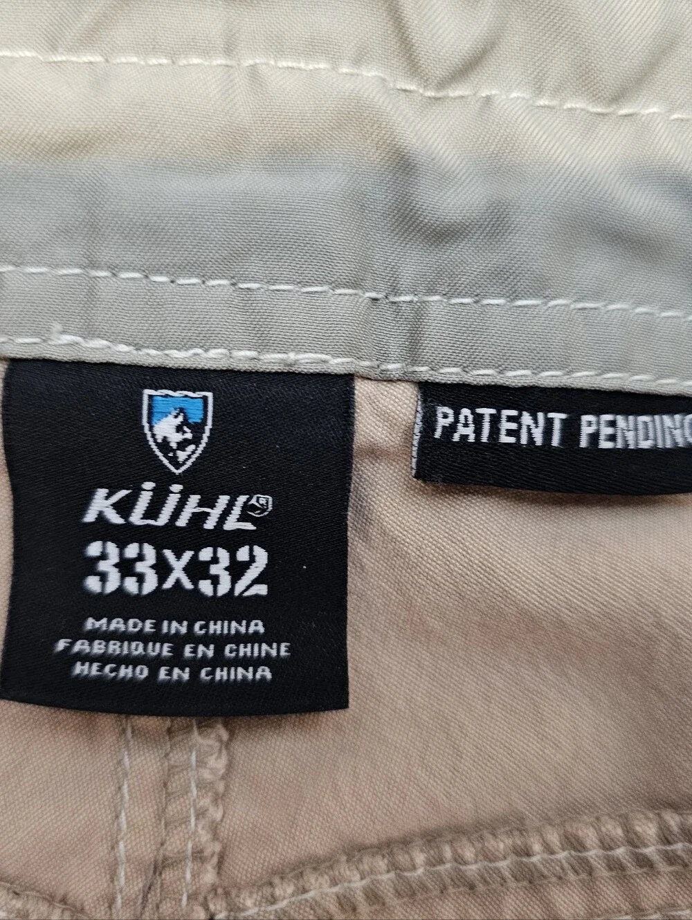 Kuhl Slax Mens Khaki Pants Size 33 X 32
